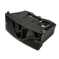 2-WAY ACTIVE MASTER LINE ARRAY MODULE & 2-WAY SLAVE LINE ARRAY MODULE. BLACK.